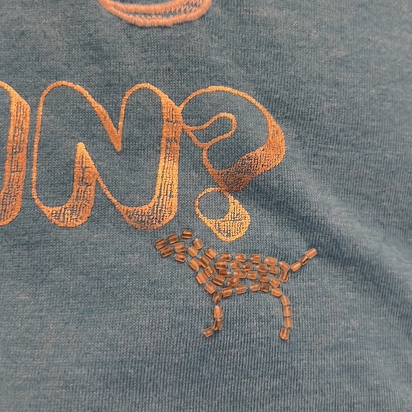 Victoria Secret PINK “Hey Good Looking, What's Cooking?“ Beaded Tshirt - Picture 4 of 6